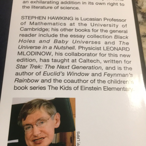 A Briefer History Of Time By Stephen Hawking w/ Leonard Mlodinow Hardcover Book - Picture 6 of 10
